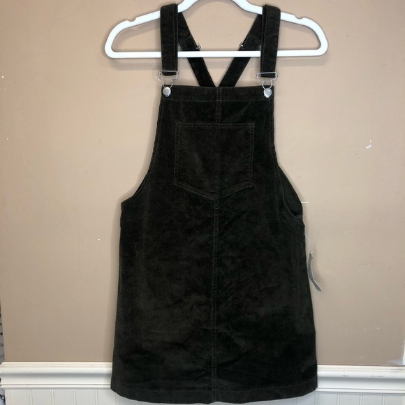 Altar'd State Brown Corduroy Overall Skirt Size Small NWT - Picture 1 of 6